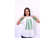 Ie damă cu mânecă scurtă model Roata Olarului
